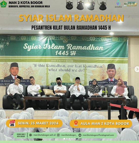 SYIAR ISLAM RAMADHAN 1445 H ( If This Ramadhan Our Last Ramadhan, What Should We do?)
